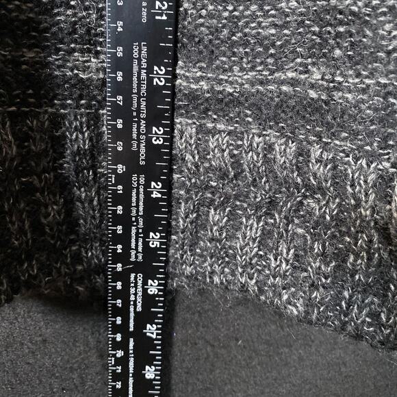 Calvin Klein Womens Sweater Multicolored Ombre Cowl Neck Mohair Wool Blend M - Picture 7 of 11